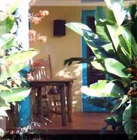 Patio of the Guest House LA RANCHETA - Samana - Dominican Republic